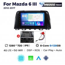 Штатная магнитола для Mazda 6 12-17 Resonance M600 2K