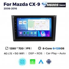 Штатная магнитола для Mazda CX-9 06-16 Resonance M600 2K