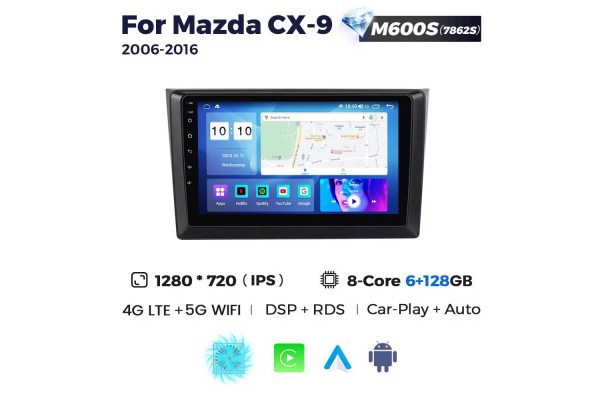 Штатна магнітола для Mazda CX-9 06-16 Resonance M600 2K