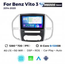Штатная магнитола для Mercedes-Benz Vito 14-20 Resonance M600 2K