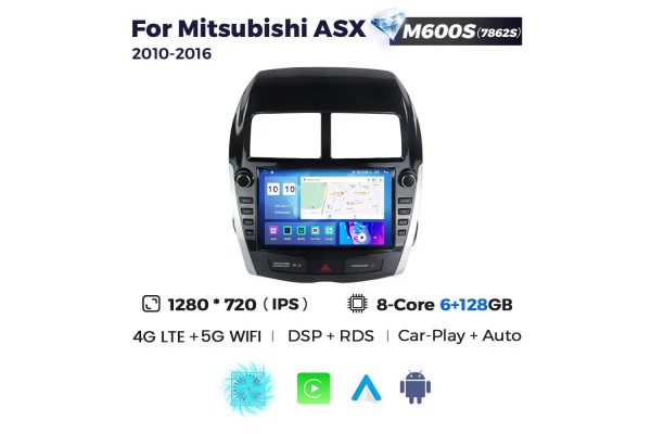 Штатна магнітола для Mitsubishi ASX 10-16 Resonance M600 2K