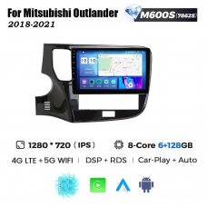 Штатная магнитола для Mitsubishi Outlander 18-21 Resonance M600 HD
