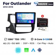 Штатная магнитола для Mitsubishi Outlander 12-18 Resonance M600 2K