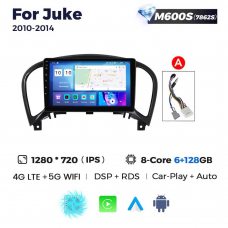 Штатная магнитола для Nissan Juke 10-14 Resonance M600 2K