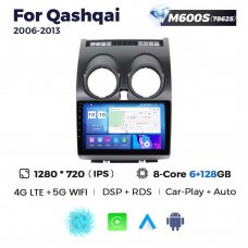 Штатна магнітола для Nissan Qashqai 06-13 Resonance M600 2K