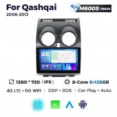 Штатна магнітола для Nissan Qashqai 06-13 Resonance M600 2K