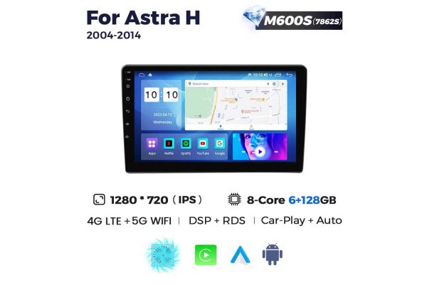 Штатная магнитола для Opel Astra 04-14 Resonance M600 HD