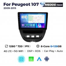 Штатная магнитола для Peugeot 107 05-14 Resonance M600 HD