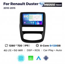 Штатна магнітола для Renault Duster 10-15 Resonance M600 2K