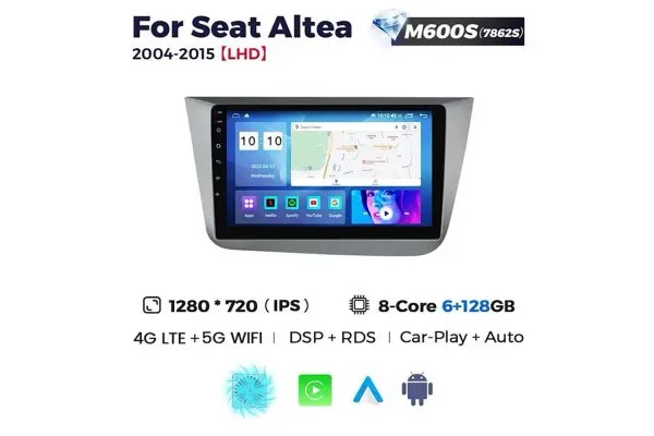 Штатна магнітола для Seat Altea 04-15 Resonance M600 HD