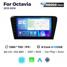 Штатна магнітола для Skoda Octavia 13-18 Resonance M600 2K