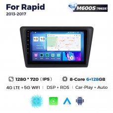 Штатная магнитола для Skoda Rapid 12-17 Resonance M600 2K