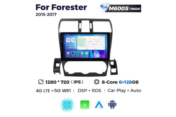 Штатна магнітола для Subaru Forester 15-17 Resonance M600 HD