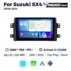Штатна магнітола для Suzuki SX4 06-13 Resonance M600 HD