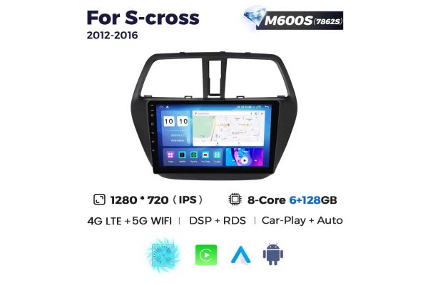 Штатна магнітола для Suzuki SX4 (S-Cross) 12-16 Resonance M600 2K