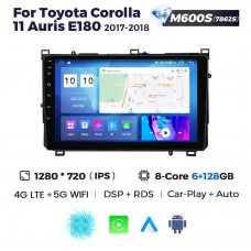 Штатная магнитола для Toyota Auris 17-18 Resonance M600 HD
