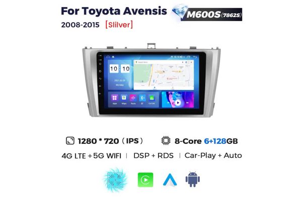 Штатна магнітола для Toyota Avensis 08-15 Resonance M600 HD