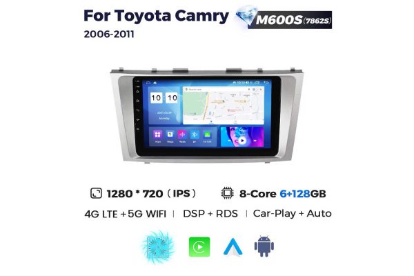 Штатна магнітола для Toyota Camry (XV40) Resonance M600 2K