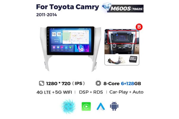 Штатна магнітола для Toyota Camry (XV50) Resonance M600 2K
