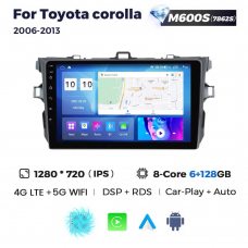 Штатная магнитола для Toyota Corolla 06-13 Resonance M600 HD