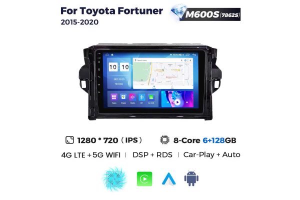 Штатна магнітола для Toyota Fortuner 15-20 Resonance M600 2K