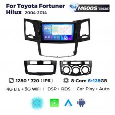 Штатная магнитола для Toyota Fortuner, Hilux 04-14 Resonance M600 2K