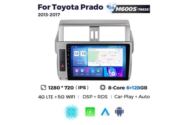 Штатная магнитола для Toyota Land Cruiser Prado (J150) 13-17 Resonance M600 2K