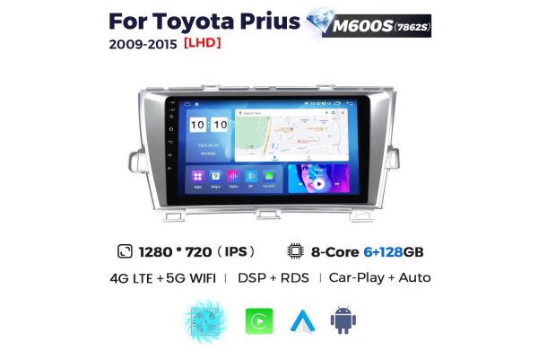 Штатная магнитола для Toyota Prius 09-15 Resonance M600 2K