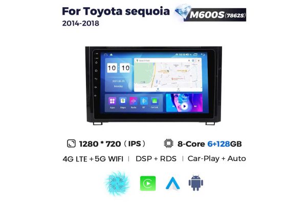 Штатна магнітола для Toyota Sequoia, Tundra 14-18 Resonance M600 HD