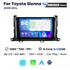 Штатная магнитола для Toyota Sienna 09-14 Resonance M600 2K