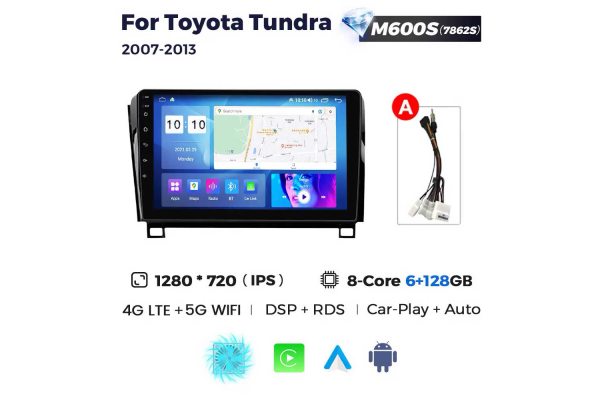 Штатная магнитола для Toyota Tundra, Sequoia 07-13 Resonance M600 2K