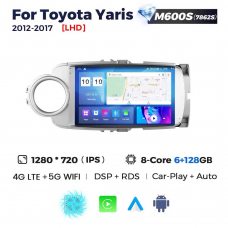 Штатная магнитола для Toyota Yaris 12-17 Resonance M600 2K