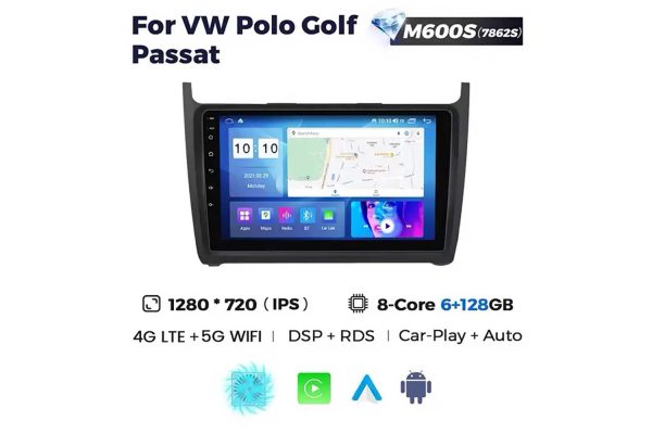 Штатна магнітола для Volkswagen Passat, Polo, Golf 12-20 Resonance M600 HD