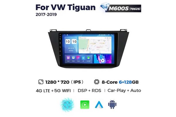 Штатная магнитола для Volkswagen Tiguan 17-19 Resonance M600 HD