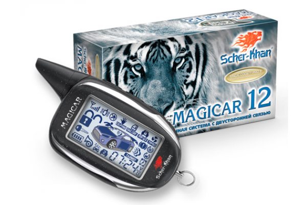 Автосигнализация Scher-Khan Magicar 12 с брелком (с сиреной)