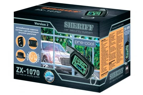 Автосигнализация Sheriff ZX-1070 без сирены