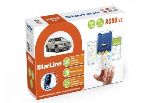 Автосигнализация StarLine AS96 v2 BT 2CAN+4LIN GSM GPS