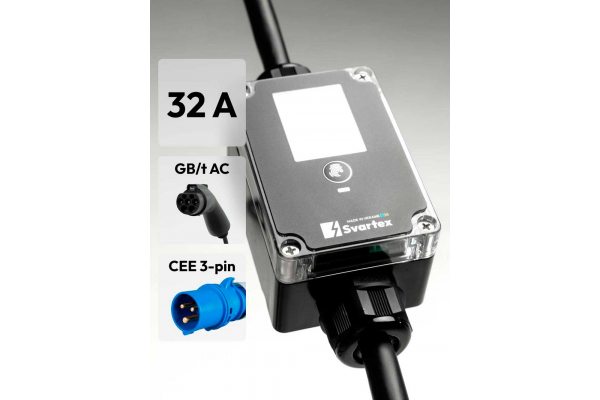 Зарядний пристрій GBT 32A Svartex (7,4 кВт)