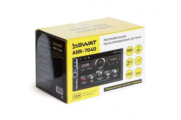 Автомагнитола 2din Swat AHR-7040 (DSP lite)