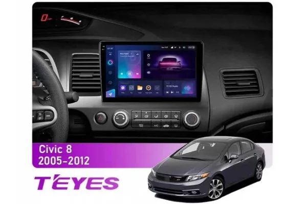 Штатная магнитола для Honda Civic 2005-2012 Teyes CC3 2k 6+128 Gb