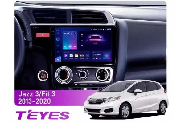 Штатная магнитола для Honda Jazz, Fit 2013-2020 Teyes CC3 2k 6+128 Gb