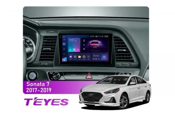 Штатная магнитола для Hyundai Sonata 2017-2019 Teyes CC3 2k 6+128 Gb