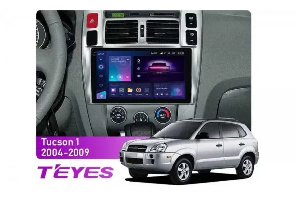 Штатна магнітола для Hyundai Tucson 2004-2009 Teyes CC3 2k 4+64 Gb