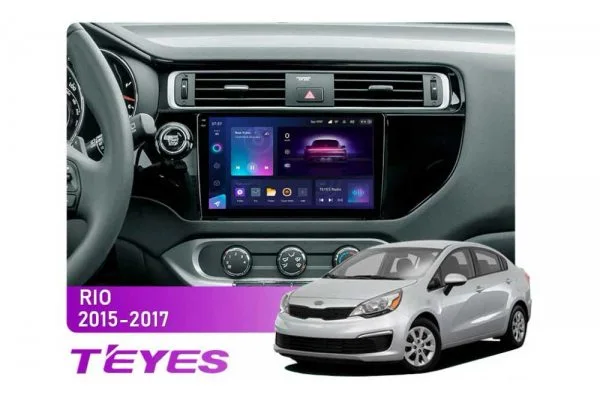 Штатна магнітола для Kia Rio 2015-2017 Teyes CC3 2k 4+64 Gb