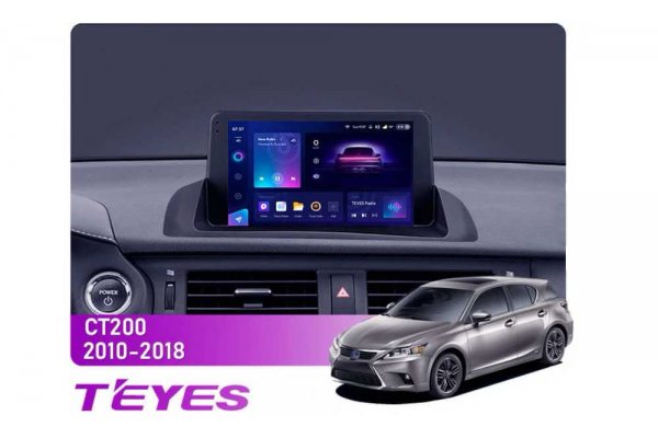 Штатная магнитола для Lexus CT, CT200, CT200h 2010-2018 Teyes CC3 2k 6+128 Gb