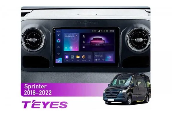 Штатна магнітола для Mercedes-Benz Sprinter 18-22 Teyes CC3 2k 4+64 Gb