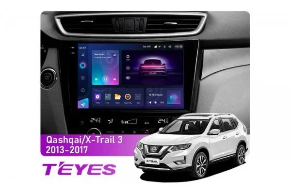Штатная магнитола для Nissan Qashqai, X-Trail (climate) 2013-2017 Teyes CC3 2k 4+64 Gb (F2) (C)