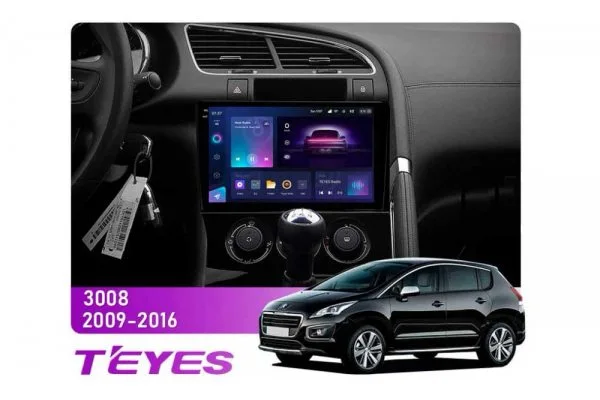 Штатна магнітола для Peugeot 3008 2009-2016 Teyes CC3 2k 6+128 Gb (A)