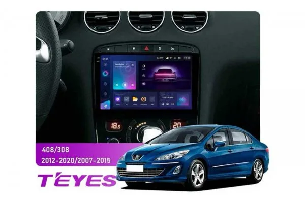 Штатна магнітола для Peugeot 308, 408 Teyes CC3 2k 6+128 Gb