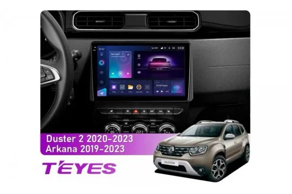 Штатная магнитола для Renault Duster, Arkana 2019+ Teyes CC3 6+128 Gb